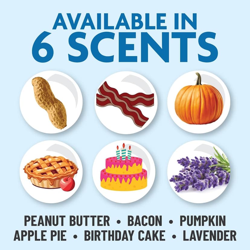 Puppy Love Bubbles, Peanut Butter & Bacon Scented Bubbles 4oz. Bottle-2 Pack Combo (1 Peanut Butter/1 Bacon) for Dogs B0913CYKF2