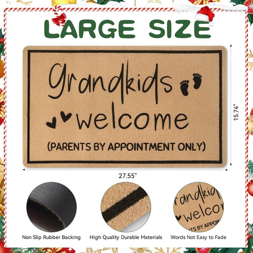 Gifts for Grandma Grandpa,Christmas Nana Gifts for Grandma,Nana and Papa Gifts,Grandparents Gifts from Grandkids Granddaughter,Birthday Gifts from Grandkids-Grandkids Welcome
