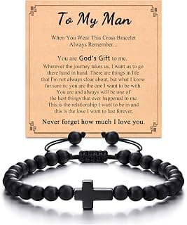Gift for Easter, Christmas, Birthday, Valentines Day ... Tarsus Cross Bracelet for Men Teens, Fashion Jewelry Christian Gifts B0GG4FDP6Q