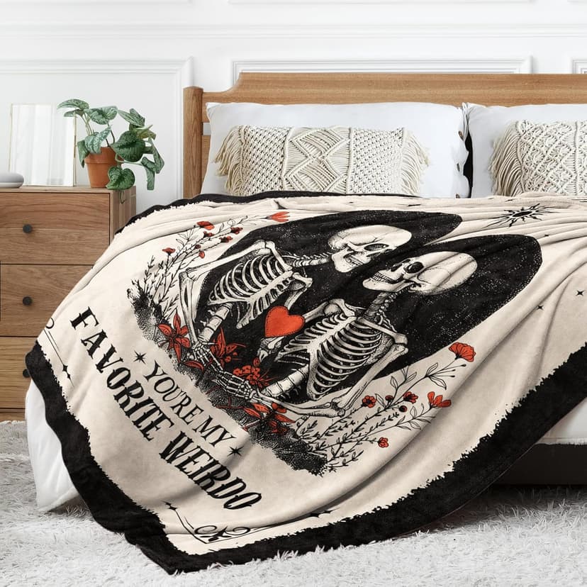 Gifts for Him Her, Wedding Anniversary Blanket for Women Men, Birthday Gifts for Boyfriend Girlfriend, I Love You Gift, Engagement, Wedding Gift for Wife, Husband, Couple, 60"X50"