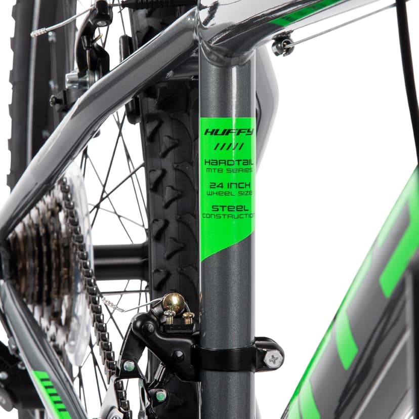 Huffy Stone Mountain Bike for Men and Women, 20”/24”/26”, 6-Speed (20”) or 21-Speed, Front or Dual Suspension (Varies), Multiple Colors, Adjustable Saddle, Shimano Equipped, All-Terrain Tires