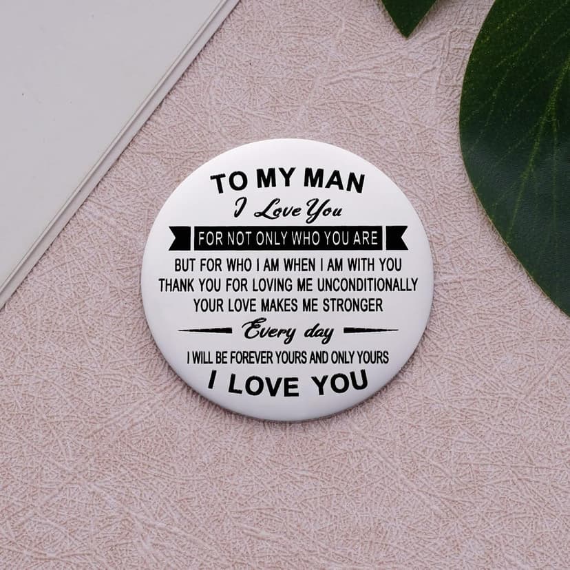Aesnefe Pocket Hug Token Inspirational Reminder Gifts Mental Health Thinking of You Gift Self Love with PU Leather Keychain B0DHL3LBX9