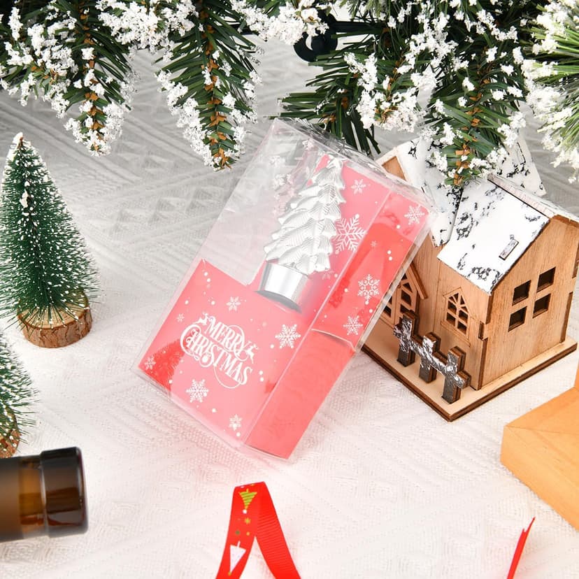 Christmas Wine Bottle Stoppers Set of 2, Wine stoppers for Christmas Thanksgiving Halloween and Easter Decorative, Xmas Wine Stoppers Gift for Hostess - Wine Corker/Wine Bottle Sealer