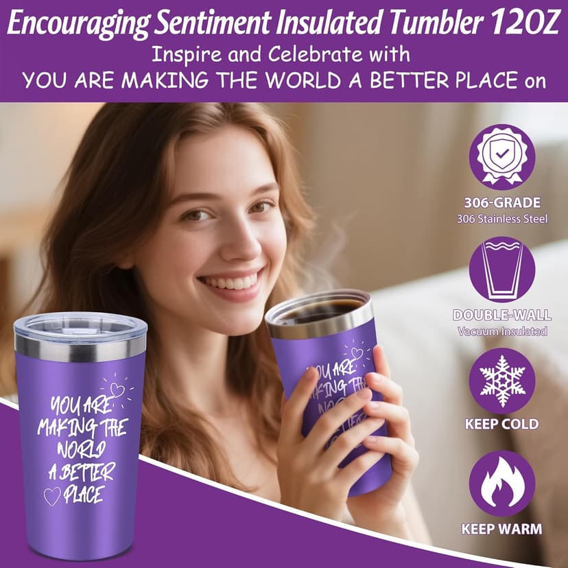 Birthday Gifts for Women - Unique Inspirational Theme Happy Birthday Gift for Her/Friendship/Sister/Best Friend/Mom/Girlfriend/Wife/Teen Girls/Bestie,Gifts for Women