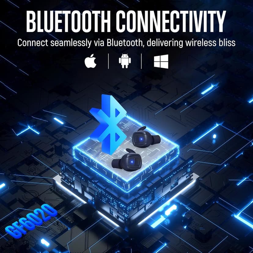 GLORYFIRE Shooting Ear Protection Earplugs, Bluetooth Hearing Protection Earbuds for Noise Reduction