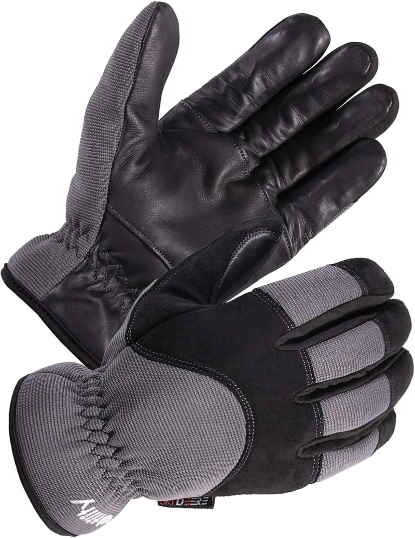 SKYDEER Super Soft and Warm Winter Gloves with Deersplit Leather Suede and 3M Thinsulate Insulation for Cold Weather SD5176T
