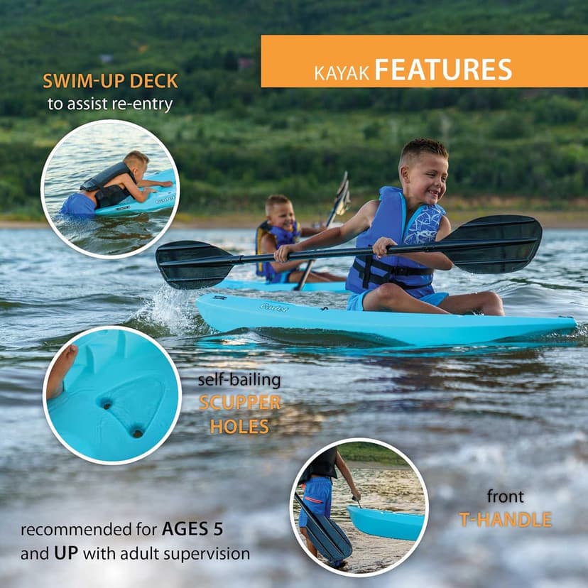 Lifetime Cadet Youth Kayak - Paddle Included