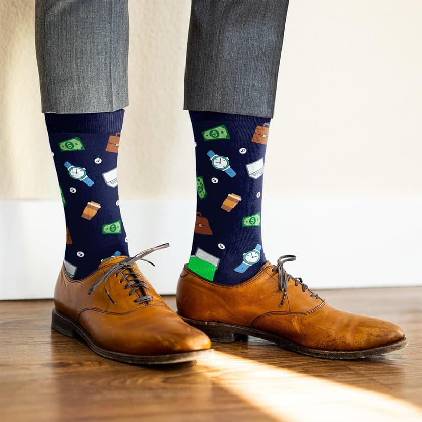 Funny Job Socks for Boss & Manager, Nerds, Programmers, Quilters – Christmas Gifts, Stocking Stuffers for Men & Women