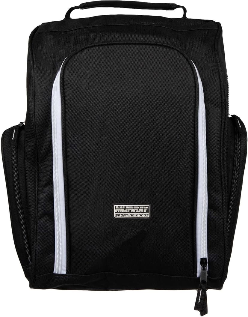 Murray Sporting Goods Golf Shoe Bag for Men and Women - Black Golf Shoe Travel Bag with Side Pockets for Golf Balls, Tees and Other Accessories