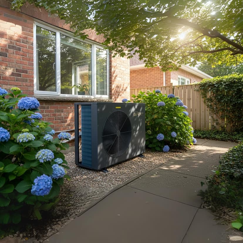 Full Inverter Heat Pump for Hot Tub and Bath, 75000BTU Electric Swimming Pool Heater, 20000 Gallons, for Above Ground and In ground Pools, WiFi Capable Timer, Heating and Cooling, Defrosting, 220-240V