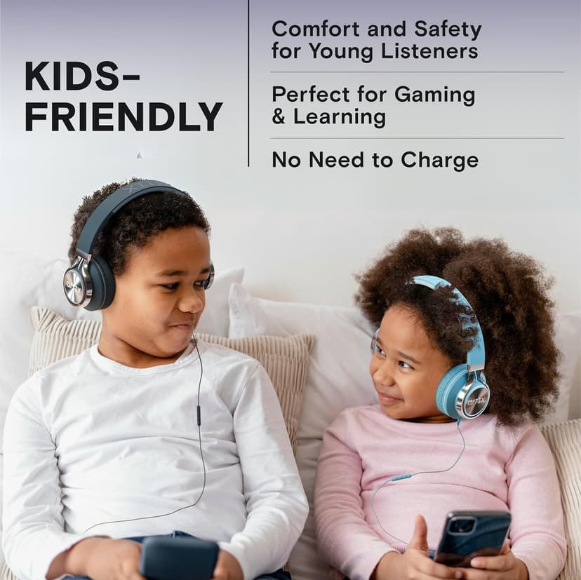 ARTIX CL750 USB C Wired Headphones with Mic & Volume Control Noise Isolating for iPhone 15-17, Samsung Computer Earphones Wired, On-Ear with Wire, Plug in and Play