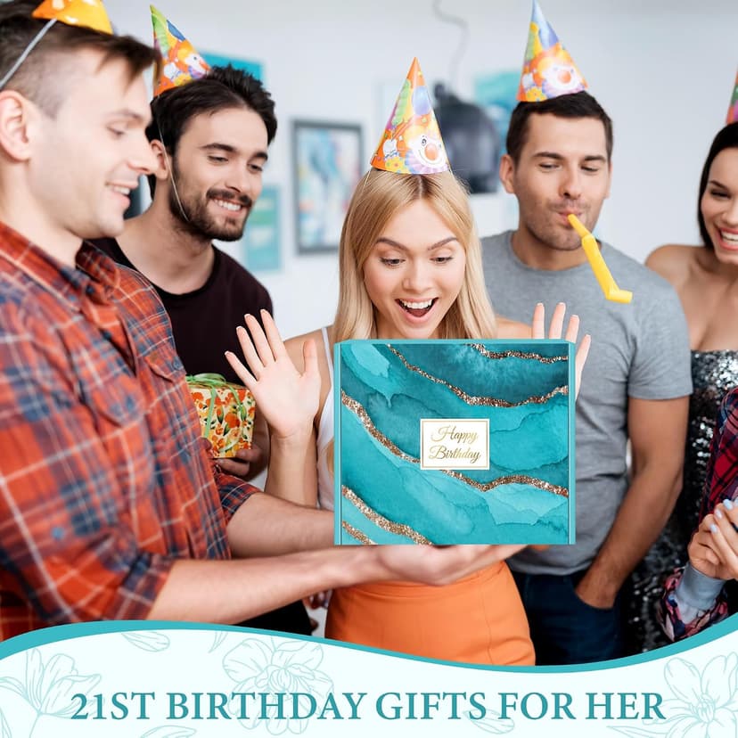 21st Birthday Gifts for Her 21 Year Old Birthday Gifts for Her Cool Fabulous Gift for 21 Year Old Female Gift Ideas for Girl Age 21 Happy 21st Bday Decorations Basket with Tumbler for Women Daughter B0G1LLB8CG