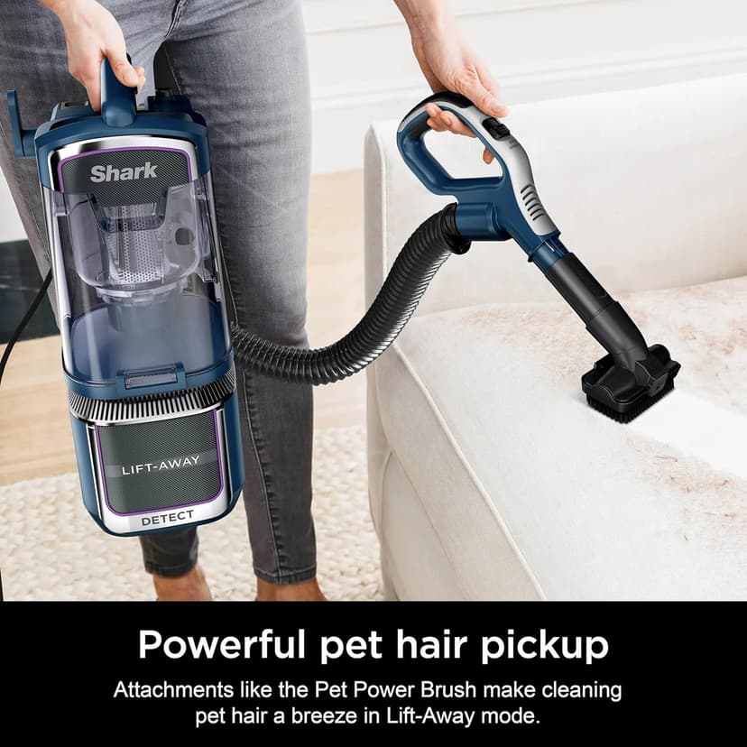 Shark Detect Performance Lift-Away Advanced Upright Vacuum with DuoClean, Odor Neutralizer Technology, Anti-Allergen Technology, Direction Detect, LED Headlights, 3 Cleaning Tools (Renewed)