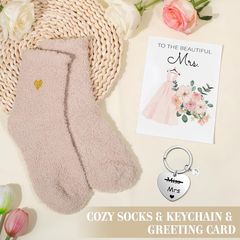 Bridal Shower Gifts for Bride To Be Gift 2026, 8PC Unique Bridal Shower Bachelorette Gifts for Brides, Just Married Engagement Wedding Presents Set for Women Her Wifey Future Mrs B0GZ3PCXTQ