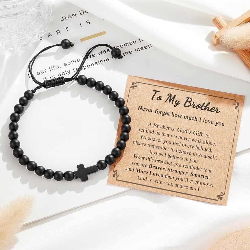 Gift for Easter, Christmas, Birthday, Valentines Day ... Tarsus Cross Bracelet for Men Teens, Fashion Jewelry Christian Gifts B0FNM7D3ZP