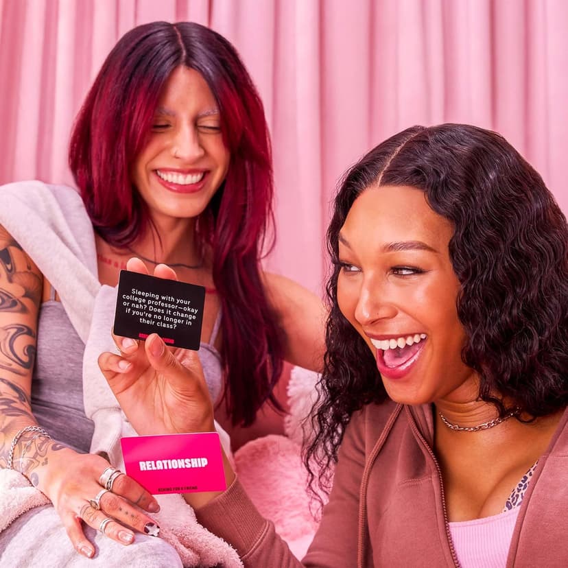 Asking for A Friend by Relatable, Great Card Games for Game Night, Bachelorette Party Favors for Social Gatherings, and Friendly Icebreakers, Includes 300 Cards and 1 Die