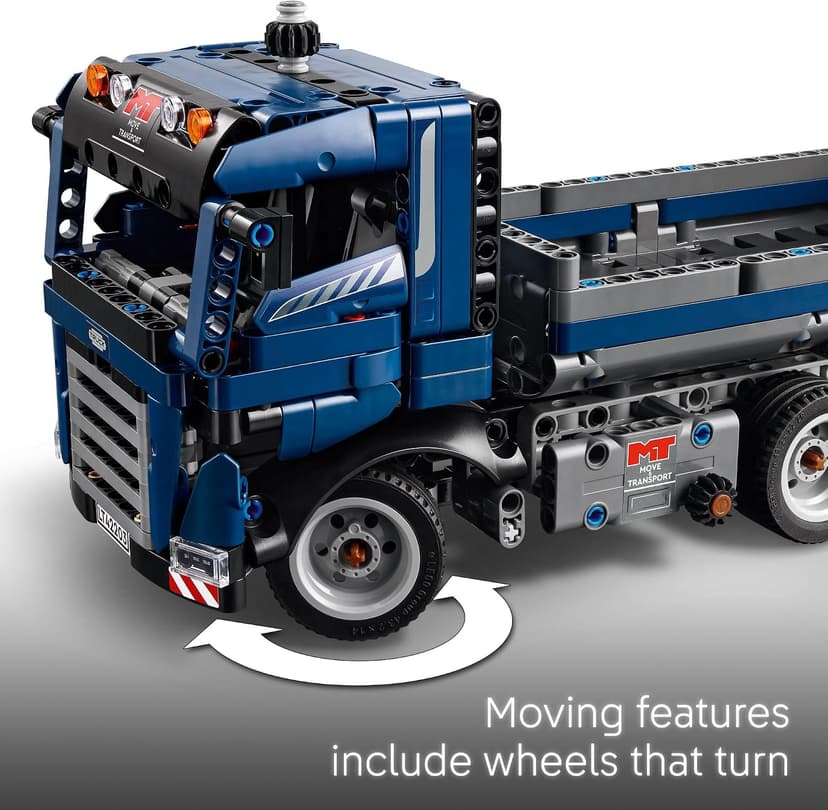 LEGO Technic Tipping Dump Truck Toy - Construction Truck Building Toy for Kids, Boys and Girls, Ages 9+ - Gift for Birthdays - W/Realistic Features - 42203 B0DJ1D4SHD