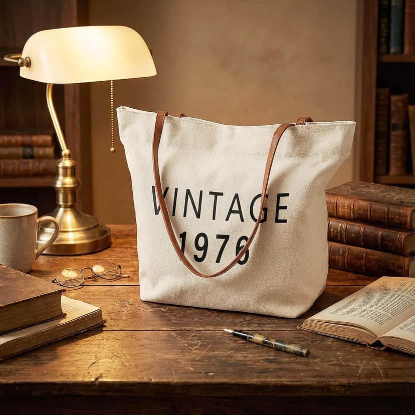 50th Birthday Gifts for Her,50th Birthday Gifts for Women,Gift for 50 Year Old Woman,50th Vinatge Bag Gift for Women B0FZG97LHX