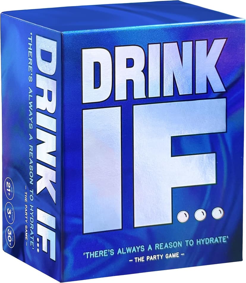 Drink IF… Adult Drinking Game for Parties | Funny Icebreaker & Conversation Starter Card Game for Friends and Groups | Great for Bachelor Party, Game Night and Pregames| Fun Gift for Adults