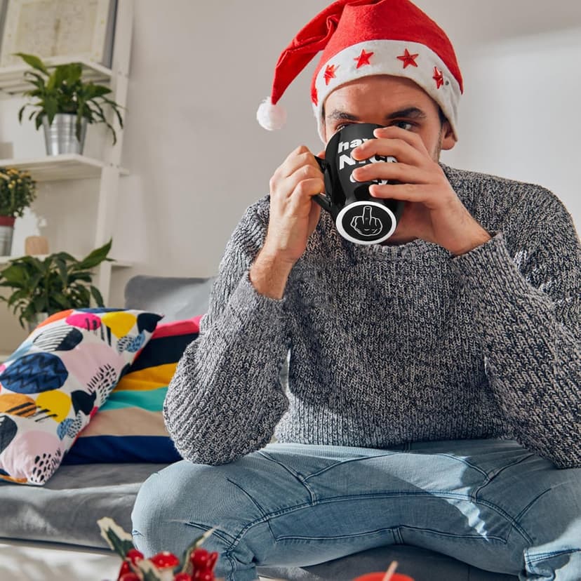 White Elephant Gifts for Adults, 13 OZ Coffee Mug Funny Presents for Women Men Wife Mom Dad Friend, Gag Gifts for Him Husband for Christmas Stocking Stuffers Valentines Anniversary Birthday