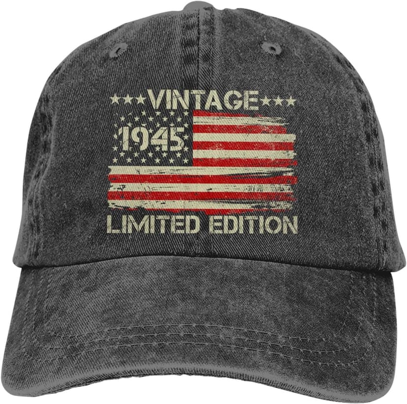 80th Birthday Gifts for Men Women Vintage 1945 Hat 80th Birthday Decorations for Men Baseball Cap