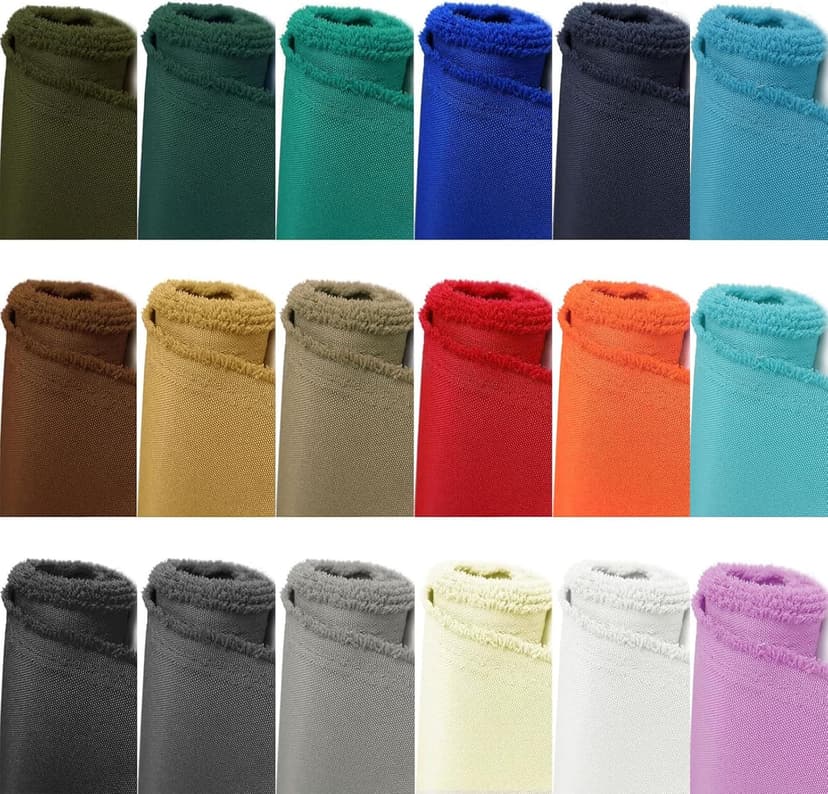 Foreate Waterproof Canvas Fabric by The Yard 600D Upholstery Fabric for Chairs 58" Wide Indoor Outdoor Water Resistant Canvas Polyester Material Sewing DIY Cloth, 1 Yard Pale Turquoise