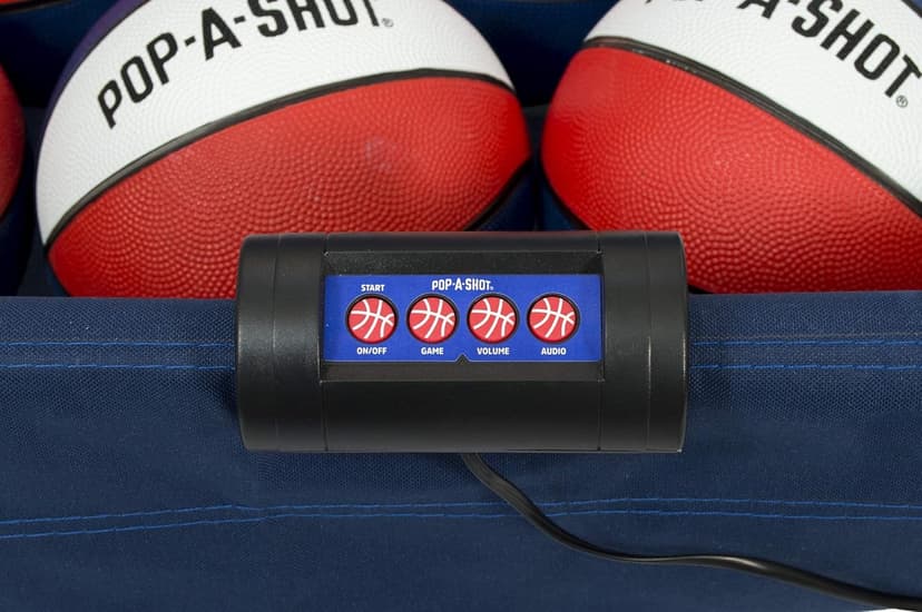 Pop-A-Shot Home Single Shot | Arcade Basketball Fun at Home | Infrared Sensor Scoring | 6 Game Modes | 4 Balls | Foldable Storage | for All Players