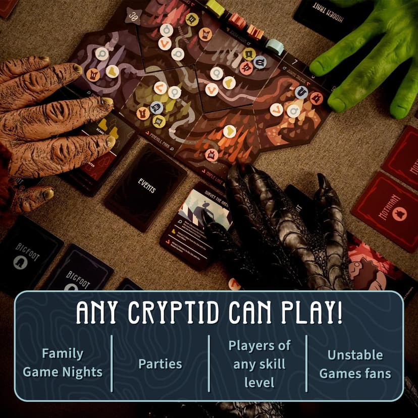 Unstable Games Twisted Cryptids Board Game - Strategy Card Game for Adults and Kids - Family Board Games for 2-4 Players, Ages 12 and Up - from the Creators of Unstable Unicorns and Here to Slay