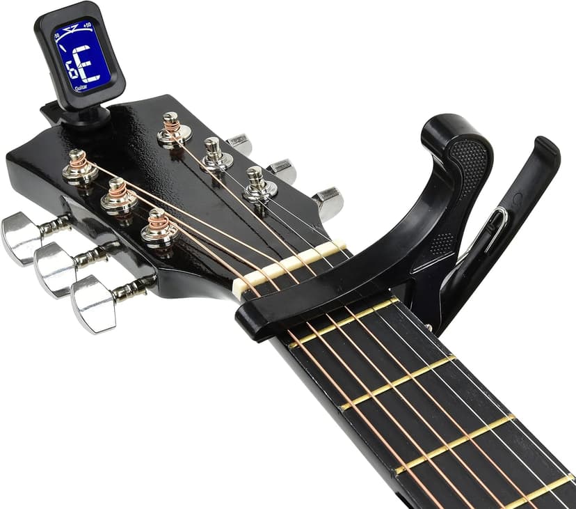 Classical Acoustic Guitar For Kids By MasterPlay- 30” Beginner Guitar For Learners- Accoustic String Starter Kit: Guitar Bag, Tuner, Strap, Extra Strings, Picks, Wash Cloth, Capo (Black)