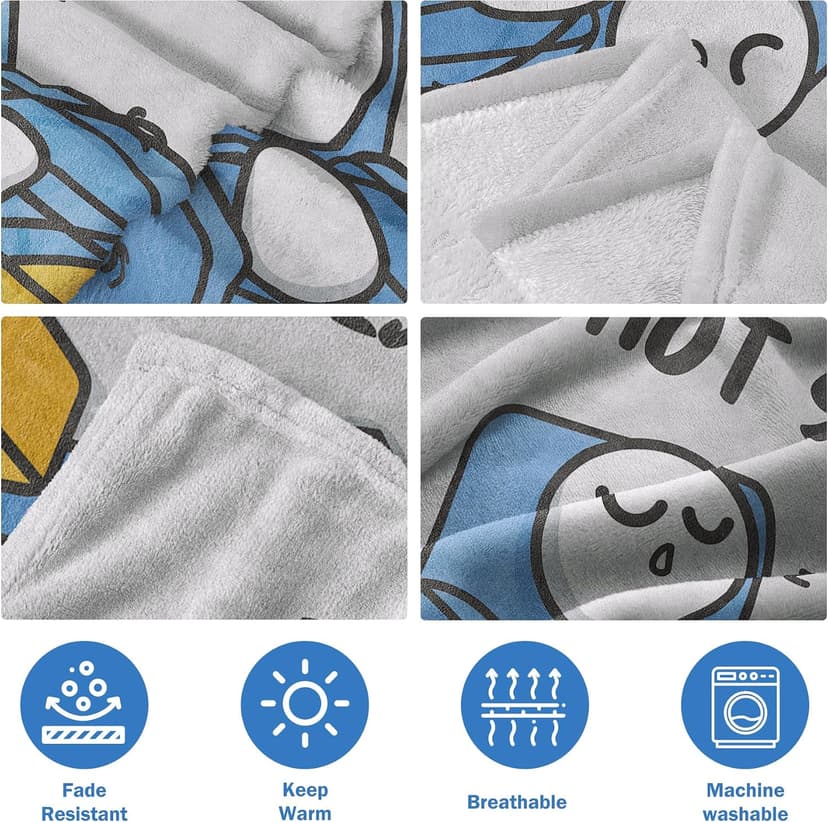Dad Gifts from Daughter Son, Super Soft Throws Blanket for Couch and Napping, 60" x 50" (Gray) Funny Birthday Gift for Dad Husband, Dad is Not Sleeping Blanket B0DPW37148