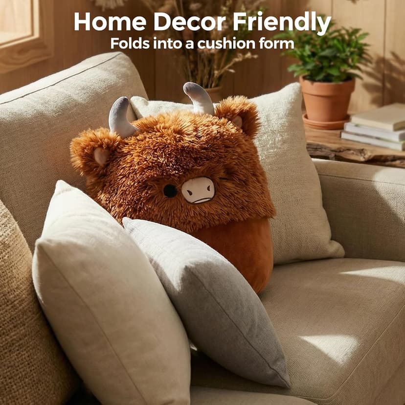 Full-Body Coverage, Hands-Free Design, Phone Pocket, For Home, Camping & Lounging, Birthday Gifts for Women & Animal Lovers Mewaii Highland Cow Gifts Wearable Blanket Hoodie Soft Highland Cow Blanket B0CGRGNP6W
