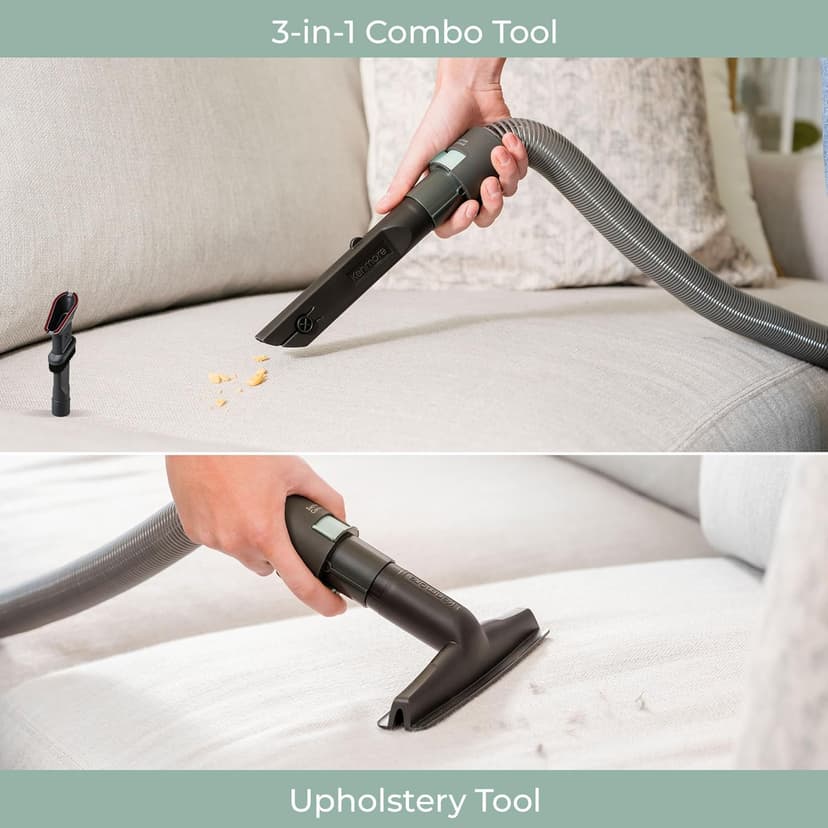 Kenmore DU1275 Bagless Upright Vacuum Lightweight Carpet Cleaner with 4 Height Adjustment, Hair Eliminator brushroll, Pet HandiMate & 2 Cleaning Tools