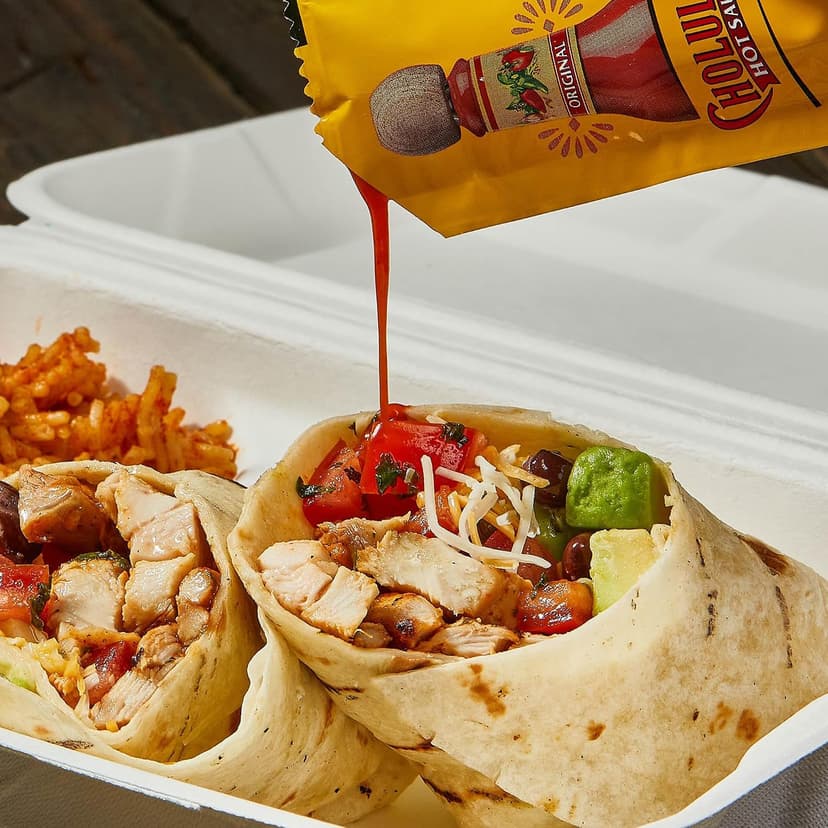 Cholula Original Hot Sauce Packets, 200 count - One 200 Count Individual Hot Sauce Packets with Mexican Peppers and Signature Spice Blend, Perfect Single-Serve Size for Delivery and Takeout B01DQ7F42C
