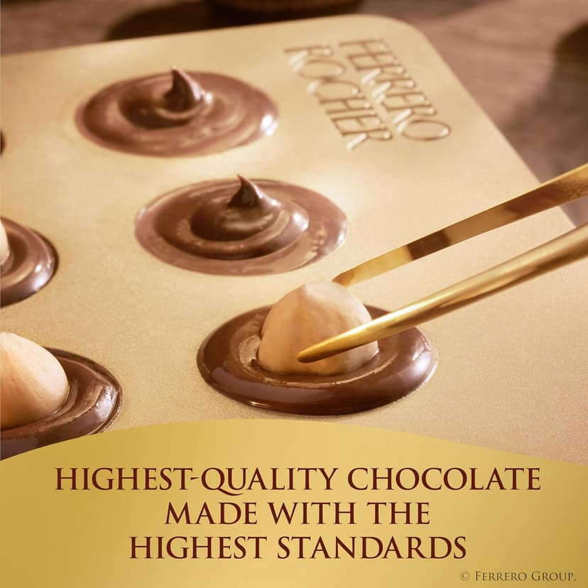Ferrero Collection, 24 Count, Premium Gourmet Assorted Hazelnut Milk Chocolate, Dark Chocolate and Coconut, 9.1 oz