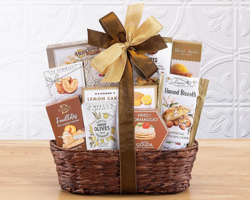 Wine Country Gift Baskets The Bon Appetit Gourmet Gift Basket Gift for Families College Students Appreciation Thank You Congratulations Get Well Soon Care Package