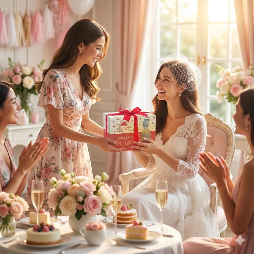 Infinity Love Candle Holder Statue with Flickering LED Candle for Couples, Wife, Husband, Him or Her, Bridal Shower, Engagement, Parents, Registry