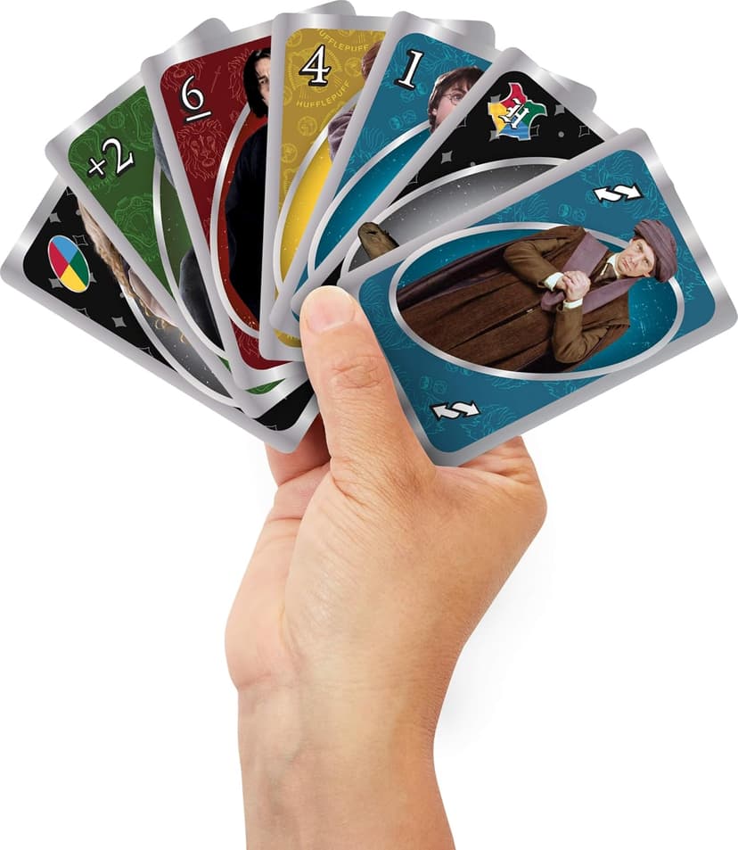 Movie-Themed Deck & Special Sorting Hat Rule for Kids, Teens & Family Game Night for 2-10 Players Mattel Games UNO Harry Potter Card Game with Storage Tin, Ages 7+ B07KSHBB36