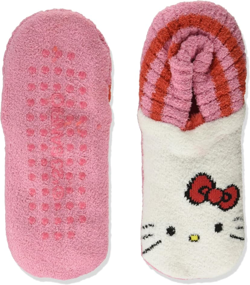 Hello Kitty womens Holiday Flexible Knit Slipper Socks