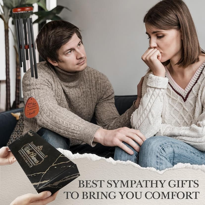 SteadStyle Memorial Gifts for Loss of Loved One, Memorial Wind Chimes, in Memory of Loved One, Bereavement Gifts, Sympathy Gift for Loss, Home Decor Outdoor Garden Patio