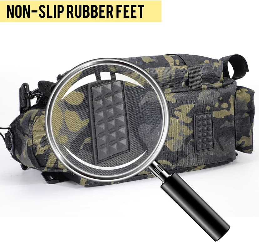 Sougayilang Fishing Tackle Bags with 3600 Tackle Tray - Fishing Tackle Storage Bags for Saltwater or Freshwater Fishing Gear - Padded Shoulder Strap - Tackle Box Bag Fishing Bag(Green)