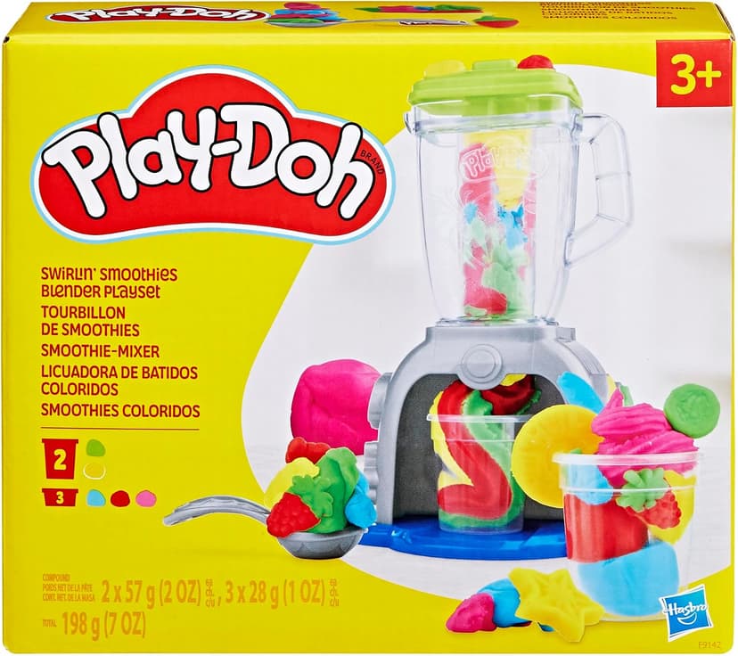 Play Doh Swirlin' Smoothies Toy Blender Playset, Play Kitchen Appliances, Kids Arts and Crafts Toys for 3 Year Old Girls and Boys and Up B0C3528VHM