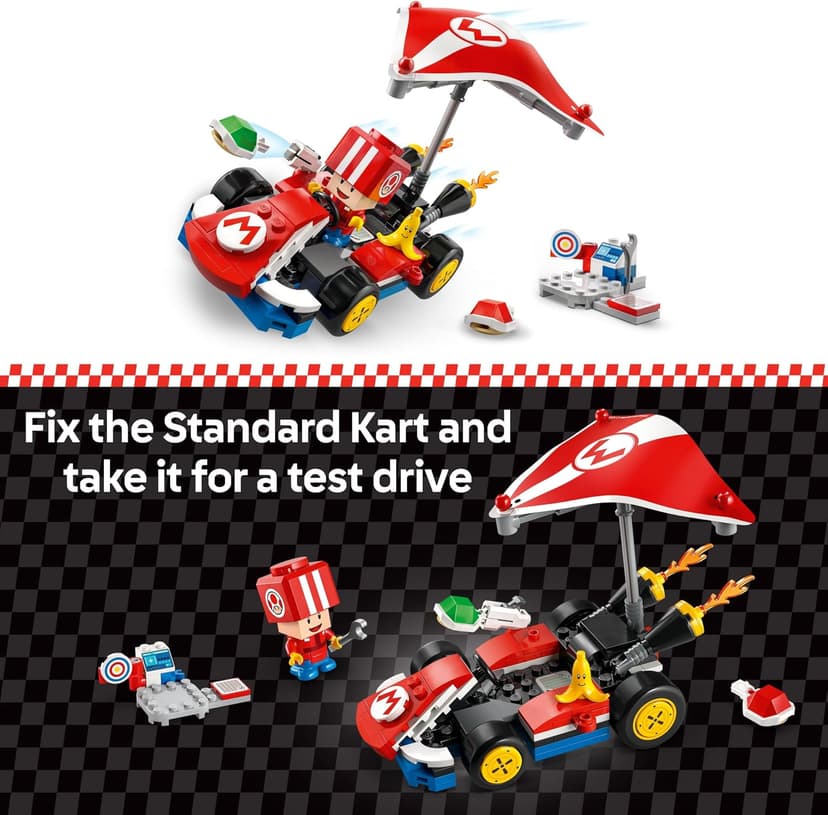 LEGO Super Mario: Mario Kart Standard Kit - Collectible Toy Building Set for Kids, Boys and Girls, Ages 7+ - Nintendo Mario Kart Toy for Fans - Gift Idea for Birthdays - 72032 B0DJ199XBY