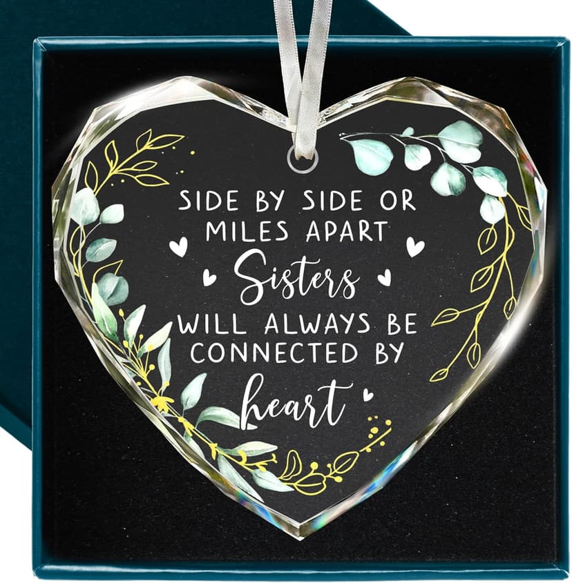 Gifts for Sister - Special 2025 Sister Ornaments for Christmas Tree Decoration, Perfect Sisters Gifts for Women, Unique Sisters Gift from Sister, Decorative Ornaments for Christmas Tree