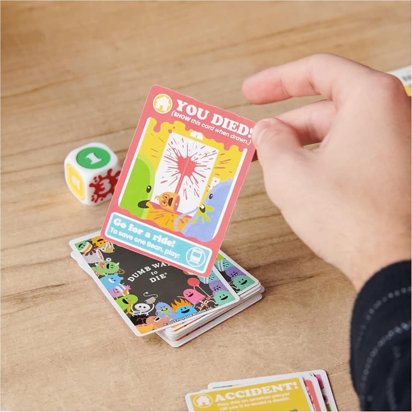 Spin Master Games, Dumb Ways to Die, The Viral Meme Card Game from YouTube and TikTok, Survival Strategy Fun, 2-5 Players, for Ages 12 & Up