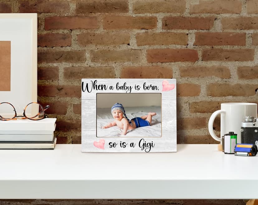 First Time Grandma Gifts, New Grandmother Gifts First Time 2026, Baby Picture Frame, When a Baby is Born So is a Gigi, Photo Frame 8x10 B0FMRQDW9J