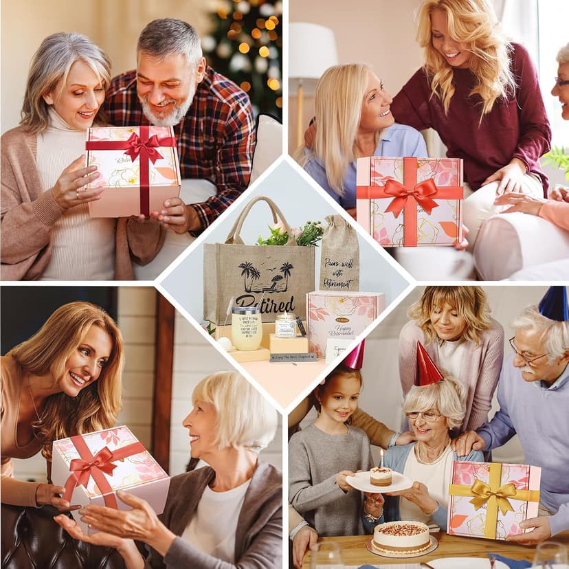 Happy Cool Retirement Gifts for Women, Grandma, Coworker, Teacher, Retirees, Mom Best Retirement Gifts Ideas Retirement Gifts for Women 2026,Funny Retired Gifts Basket B0D1KHCSSV