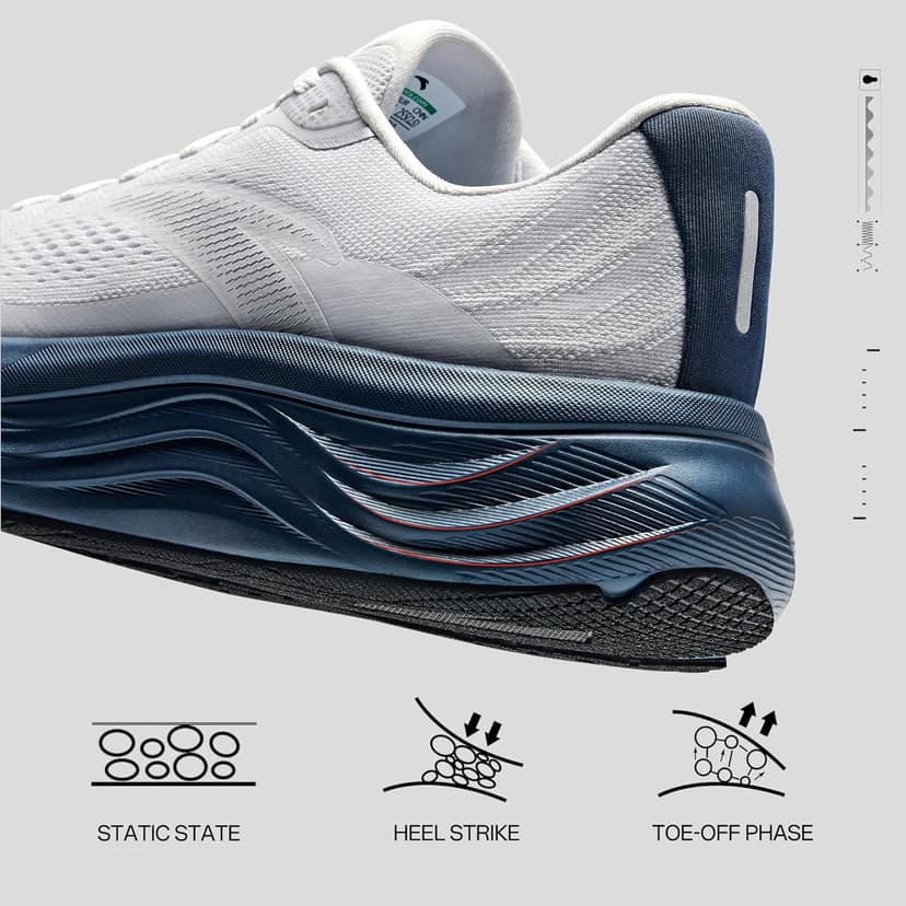 ANTA Men’s PG7 Running Shoes Cushioning Comfortable Breathable Athletic Workout Gym Cross Trainer Sports Sneakers