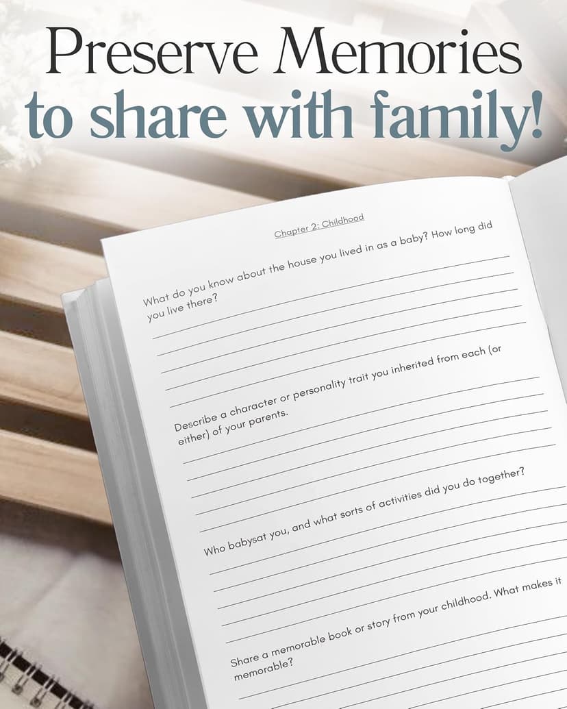 Granny's Life Story Journal (Hardcover): A Meaningful Keepsake for Granny to Share Her Journey & Memories, Book Includes 250+ Prompt Questions, Sentimental Gift for Mother's Day, Birthday, Christmas B0F7KHHCWP