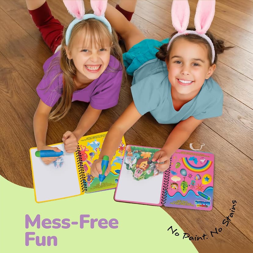 Easter Basket Stuffers for Toddlers, 4 Pack Easter Water Coloring Books for Kids, Easter Basket Essentials, Easter Activities Kids, Easter Basket Stuffers, Easter Toys, Easter Basket Ideas Gifts B0DJ9S99KW