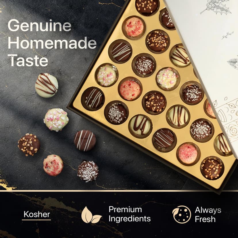 Christmas Cookie Gift Basket - 36 Gourmet Christmas Cookies | Holiday Cookies, Christmas Gift Ideas for Coworkers, Family, and friends - Made in USA